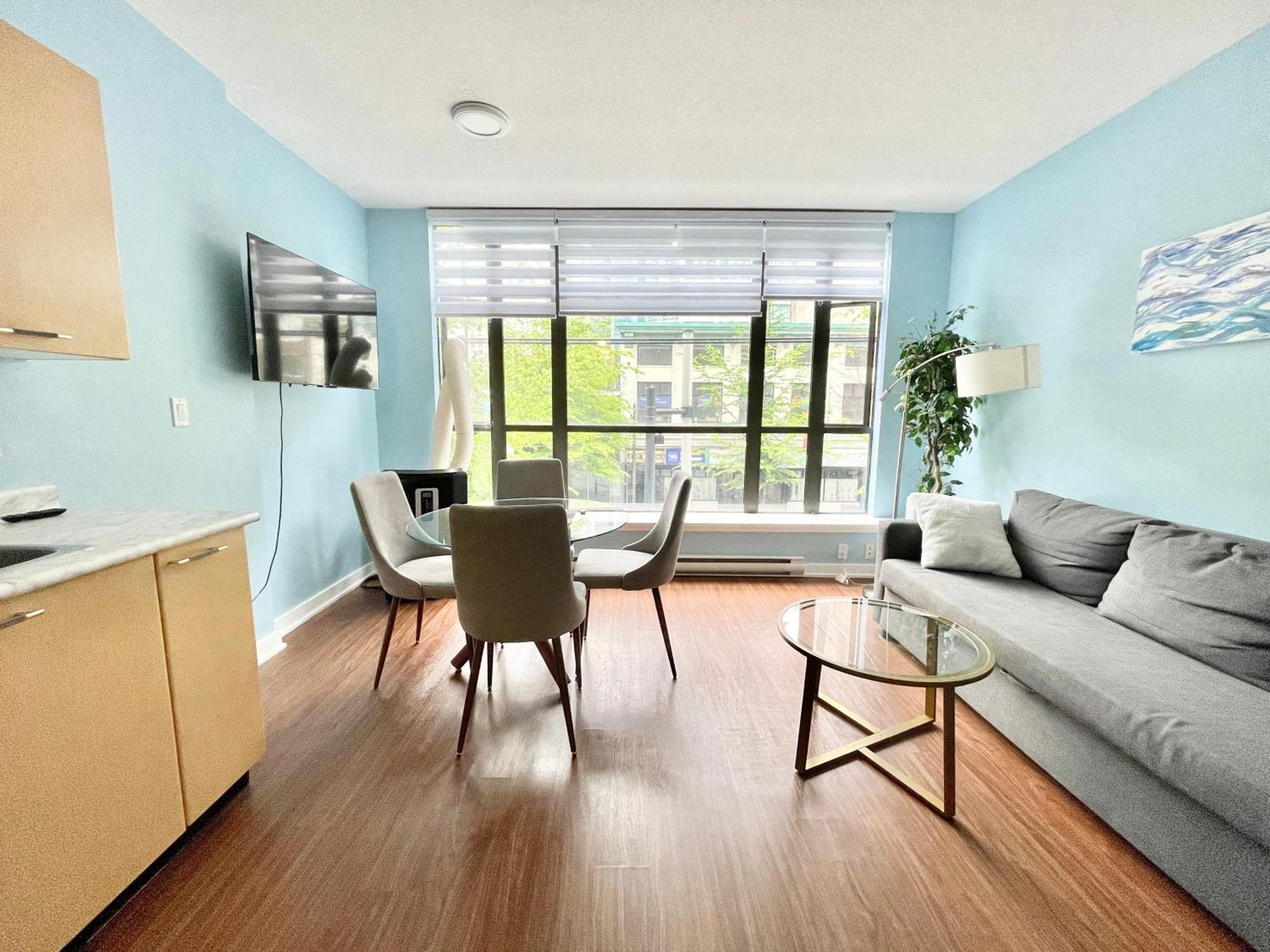 Downtown 1Br Condo At Granville Strip Near English Bay Vancouver Exterior foto